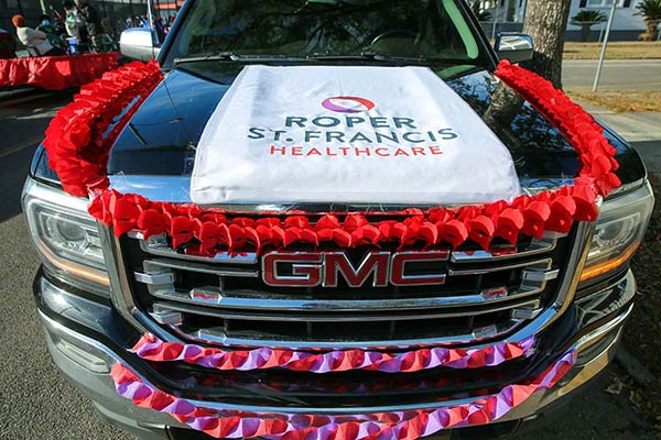 decorated truck in MLK parade